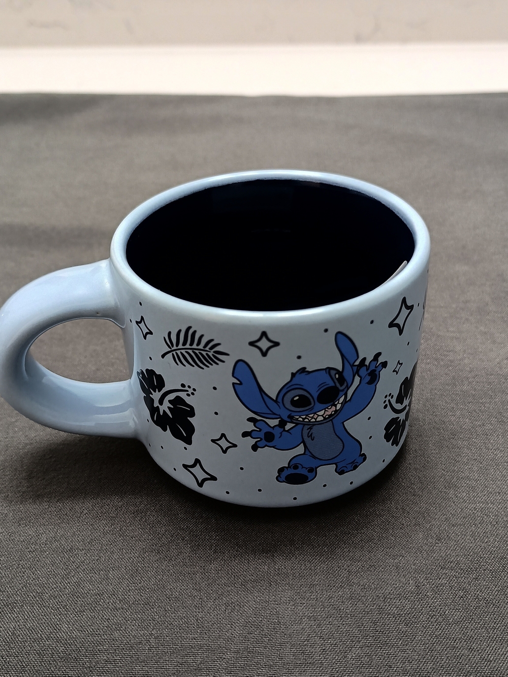 Disney's Stitch Ceramic Haven Mug 3 Oz. Blue Espresso Shot * 